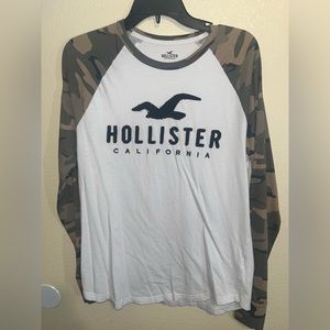 *3/$10* Hollister camouflage long sleeve